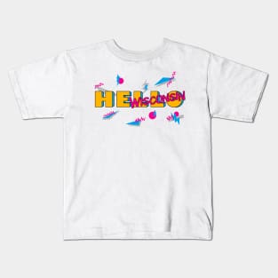 Hello Wisconsin 90s Kids T-Shirt